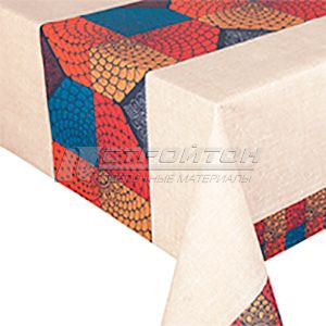 Скатерть хлопковая с теф. пропиткой De Rosa TF-07745 1,37х20м
